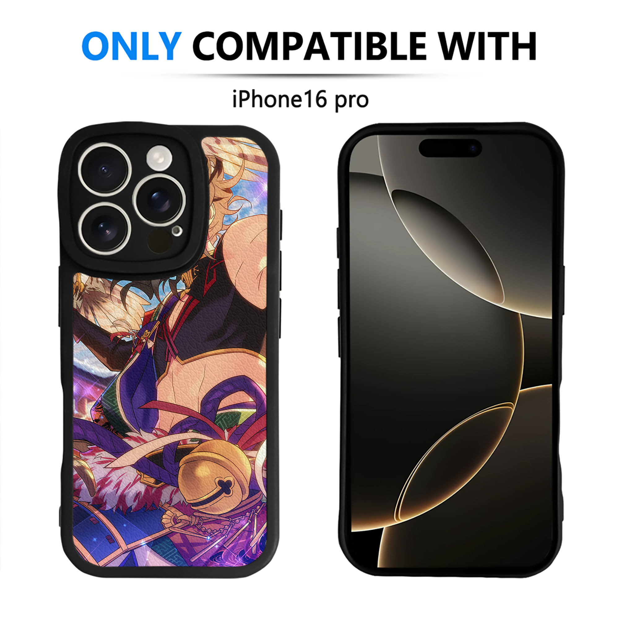 （画像用） あんさんぶるスターズ! Ensemble Stars 【iPhone 16シリーズ対応】シリコンスマホケース（レザー調） 材質：シリコン